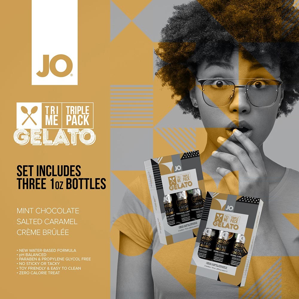System JO Tri Me Triple Lickable Gelato Lubricant Pack - Image 6