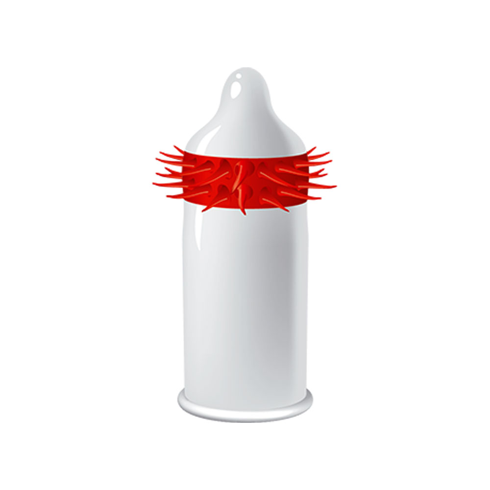 Egzo Hot Red Condom 1 Piece - Image 2