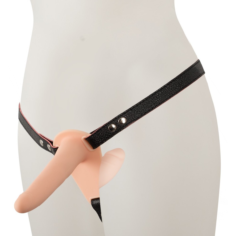Vibrating Double Strap-On - Image 4