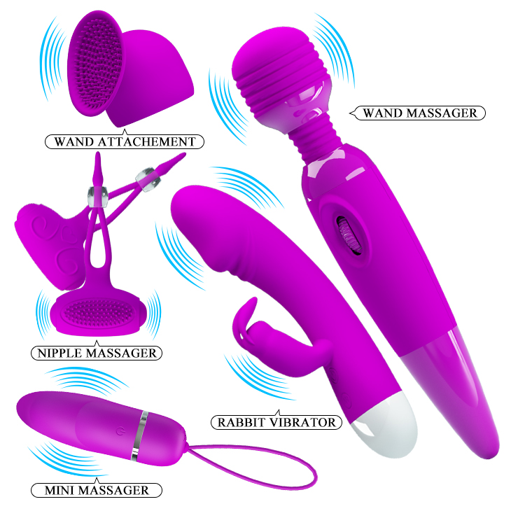 Pretty Love Purple DESIRE Complete Sex Toy Set - Image 3