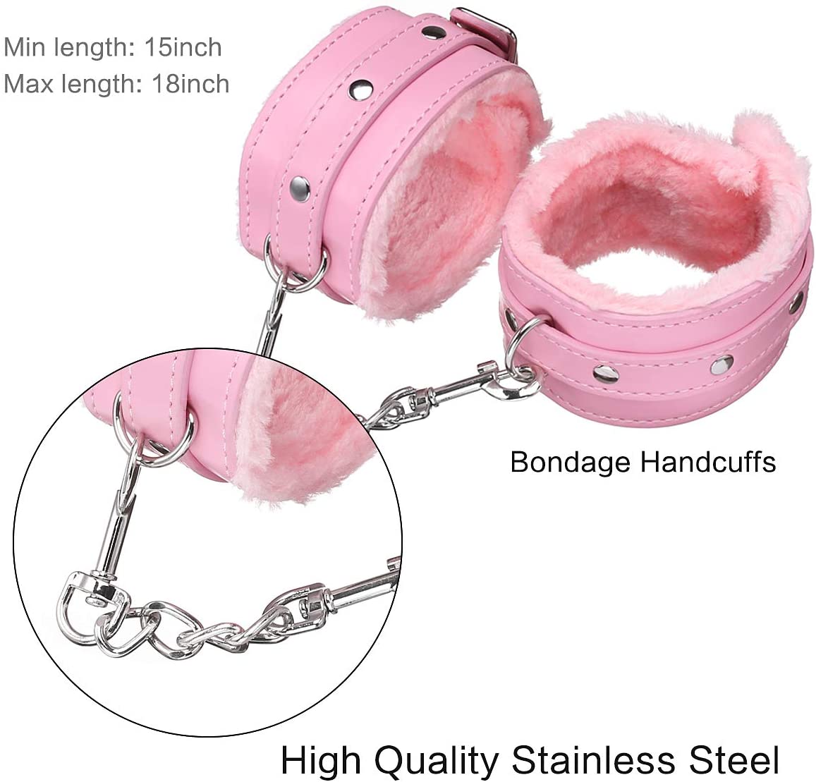 Lover's Pink Fetish Bondage Set 7 pcs - Image 6