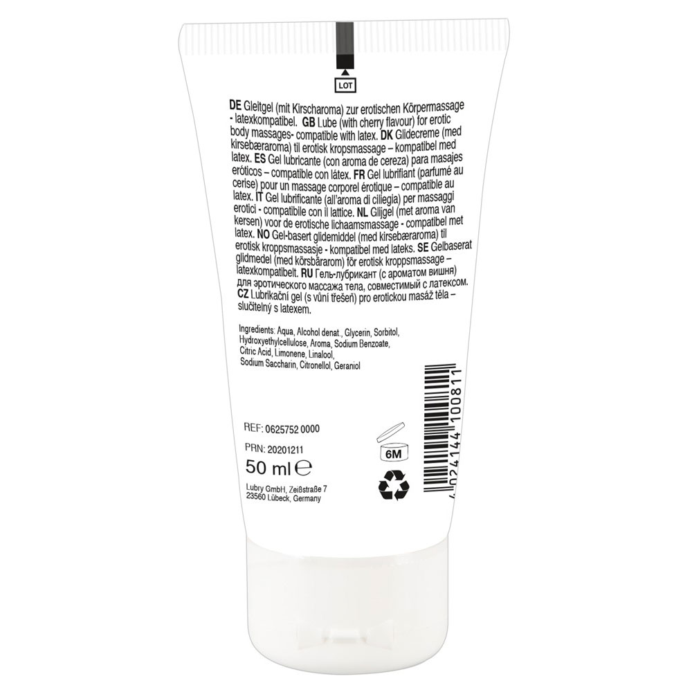 Lick it Erotic Massage Gel Cherry 50ml - Image 3
