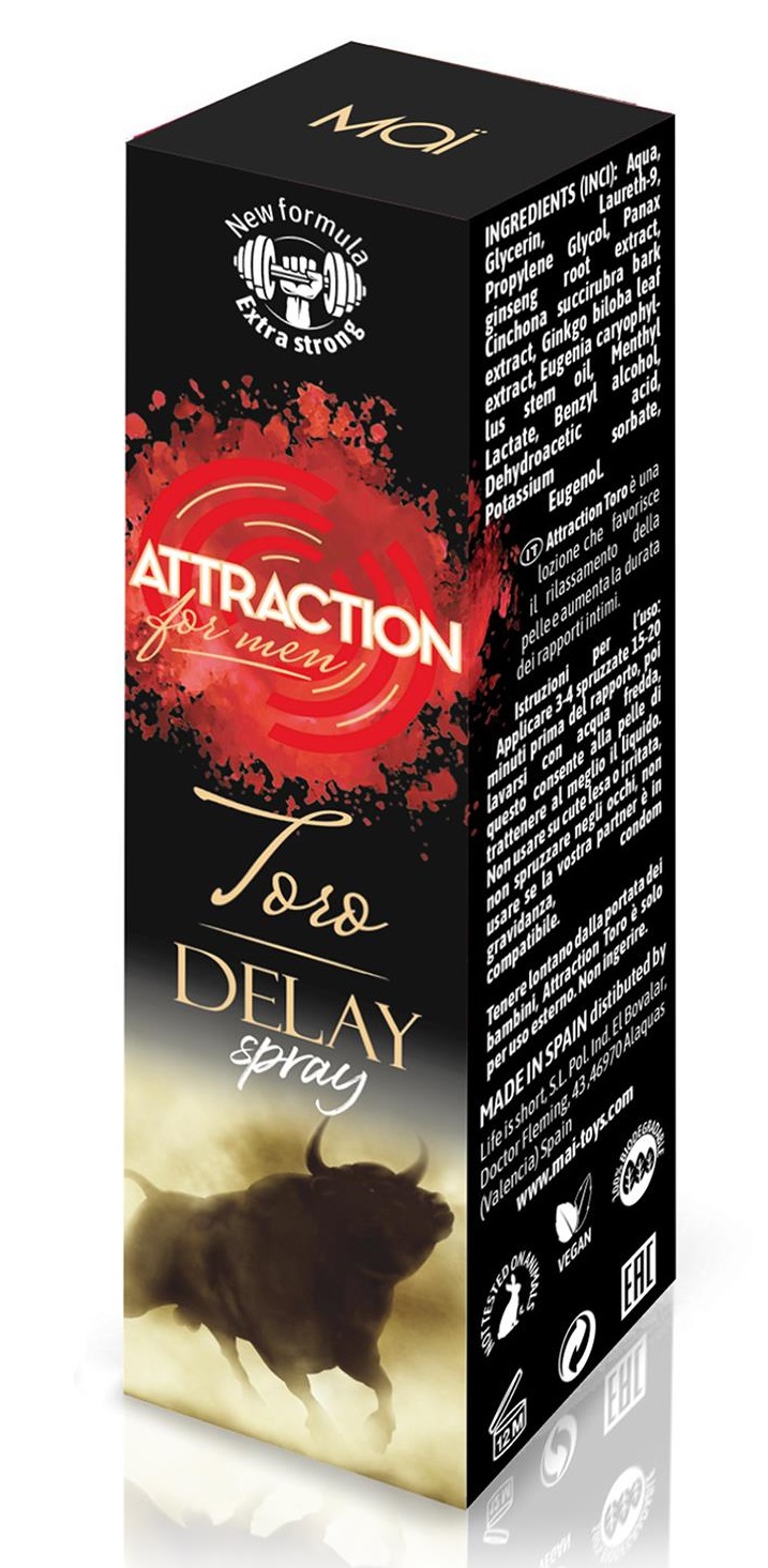 Mai Attraction Toro Delay Spray 30ml - Image 2