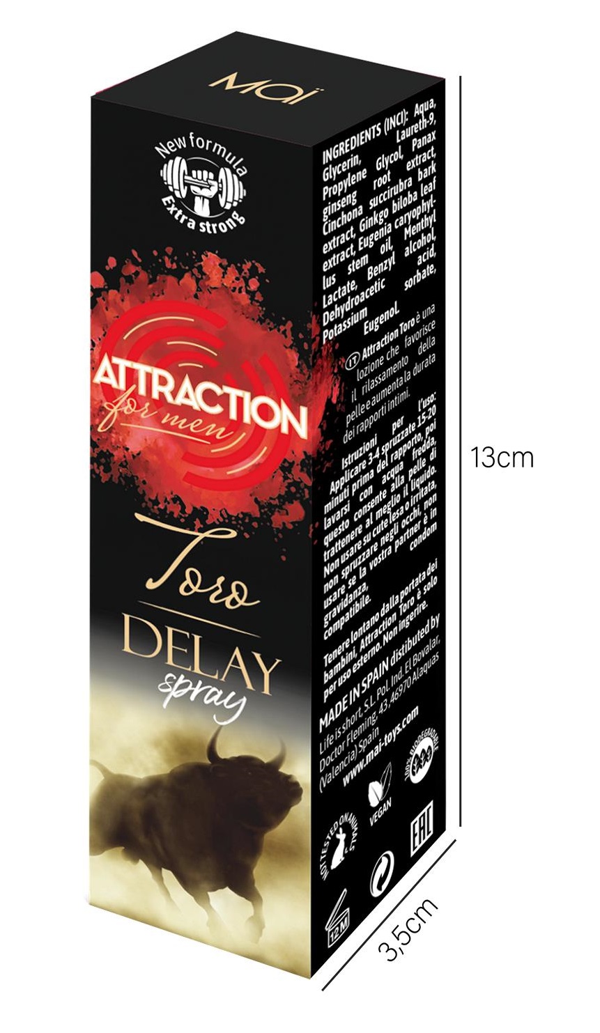 Mai Attraction Toro Delay Spray 30ml - Image 7