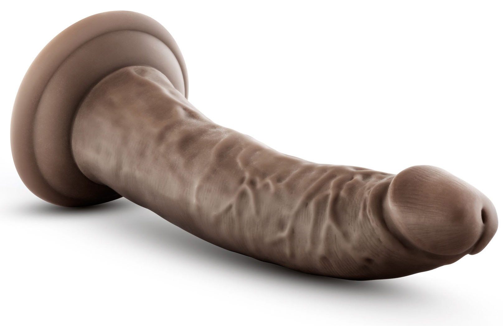 Dr. Skin plus 7 inch Posable dildo chocolate - Image 6