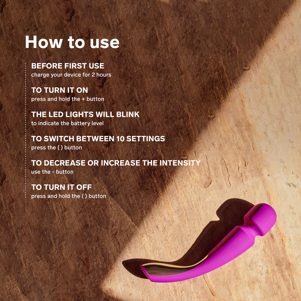 Lelo Smart Wand 2 Personal Massager Medium - Image 4