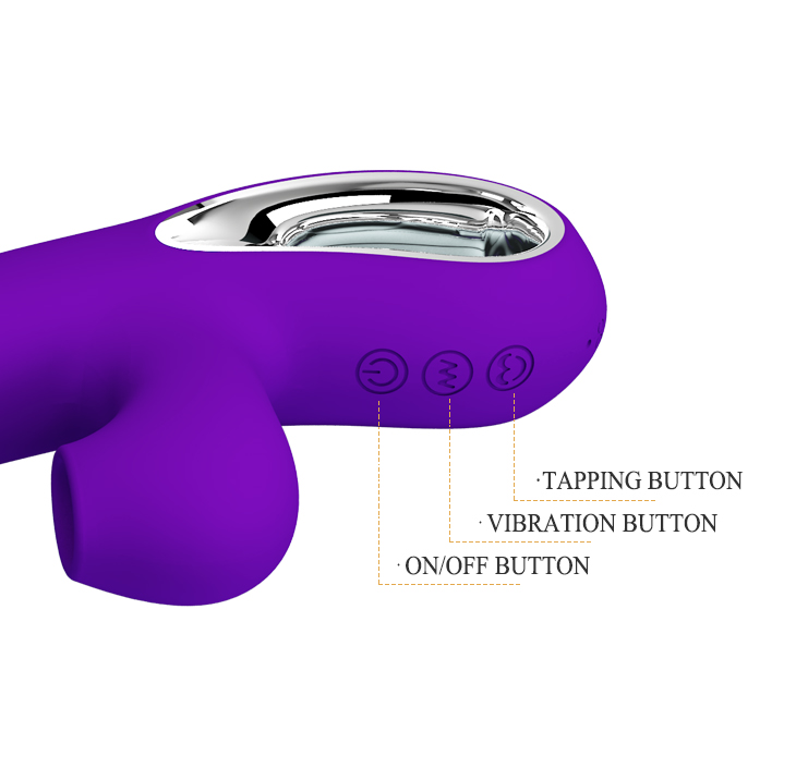 Pretty Love Jersey Sucking and Vibrating Rabbit Purple - Image 6