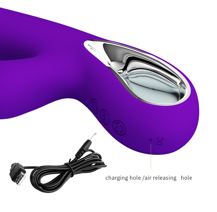 Pretty Love Jersey Sucking and Vibrating Rabbit Purple - Image 4