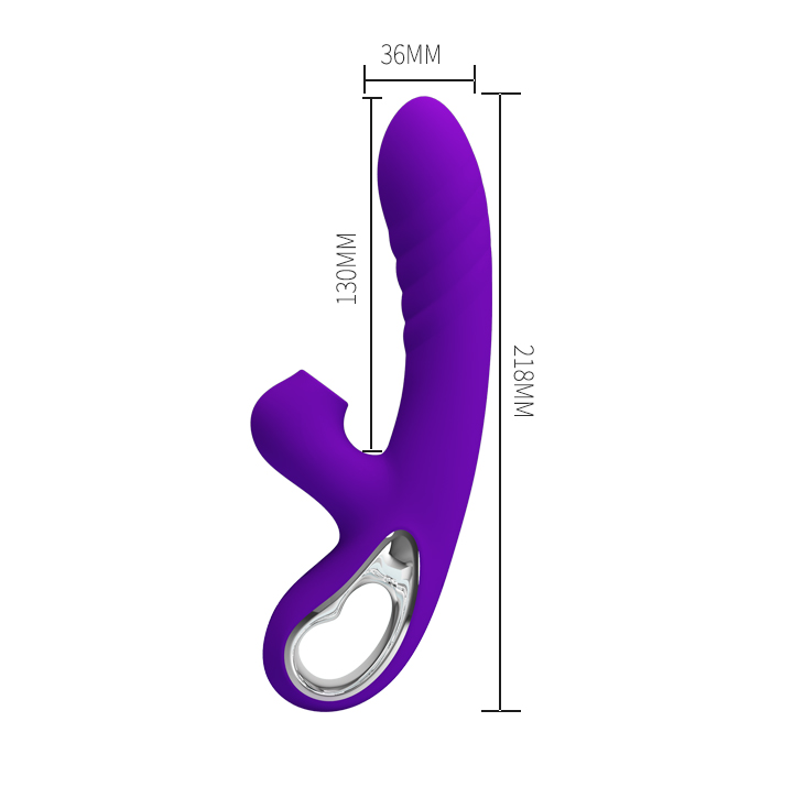 Pretty Love Jersey Sucking and Vibrating Rabbit Purple - Image 3