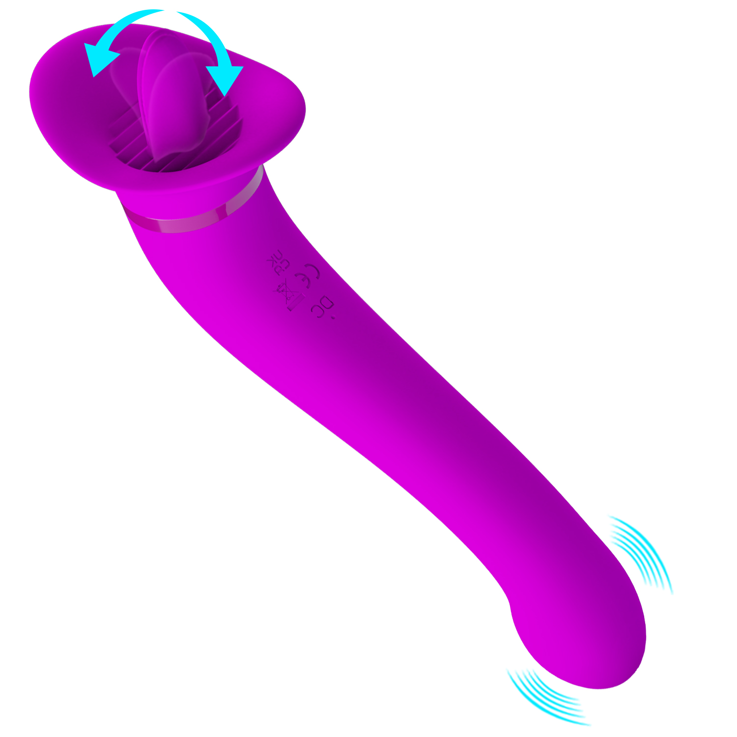 Pretty Love Faust Powerful Licking Dildo Vibrator 21 cm - Image 2