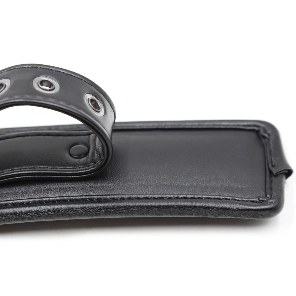 Naughty Toys ONE SIZE leather adjustable Wrist Cuffs BLACK - Image 5