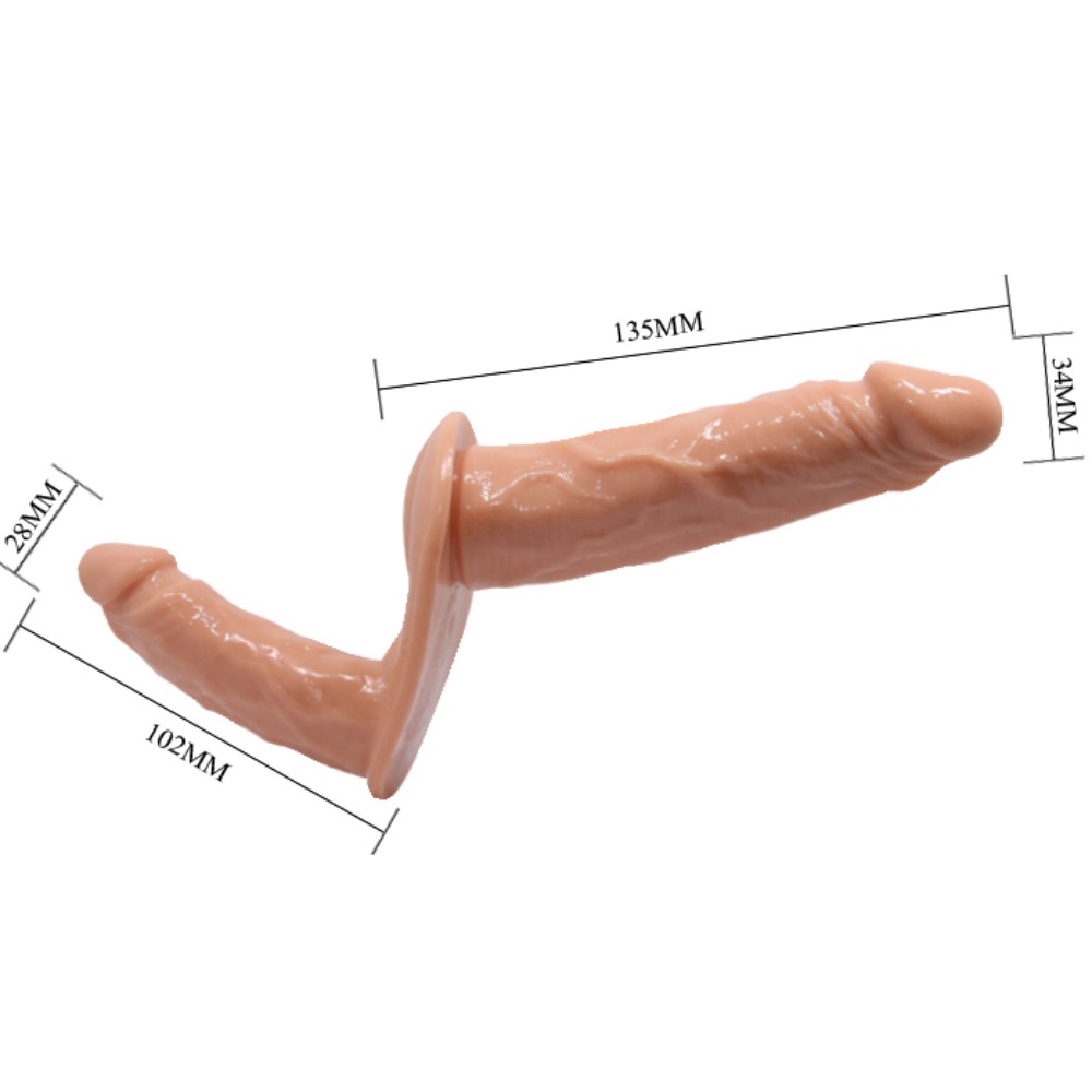 Double Dildo Ultra Passionate Harness Strap-on 13 cm - Image 4