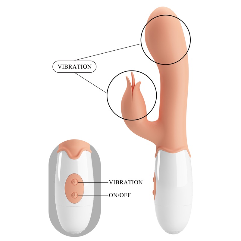 Pretty Love Bloody Mary vibrator with two motors 19 x 3.3 cm - Image 2