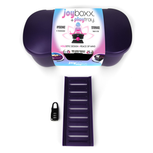 JOYBOXX Hygienic Sex toys Storage Box Purple 33 x 12 x 17 cm - Image 2