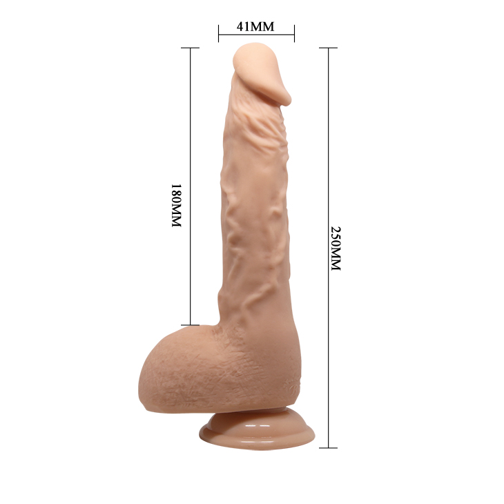 Flesh Cock and balls with suction Beautiful Jason 25 cm - Image 2
