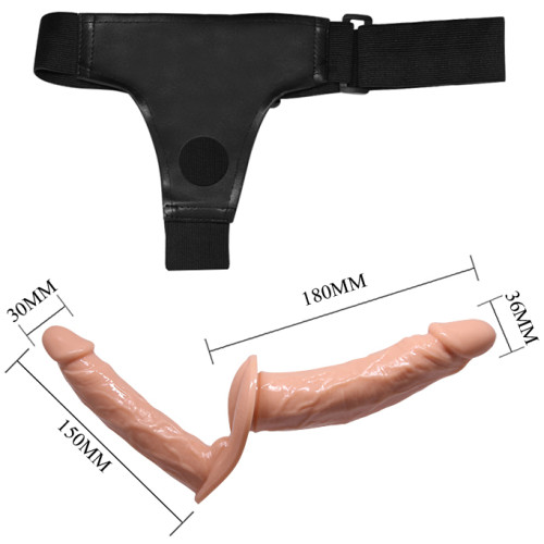 Ultra passionate double dildos strap-on harness - Image 2