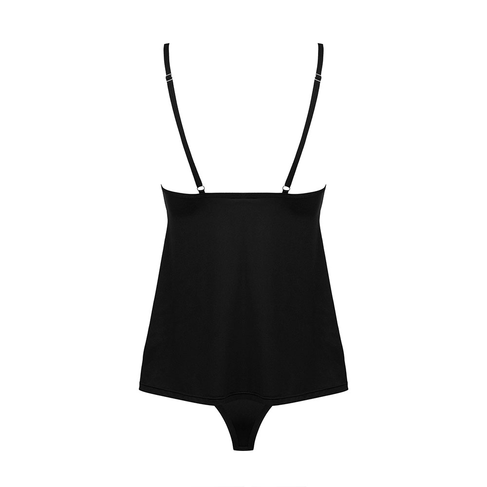 Obsessive Bella Rou Sexy Top and Panties Black - Image 3