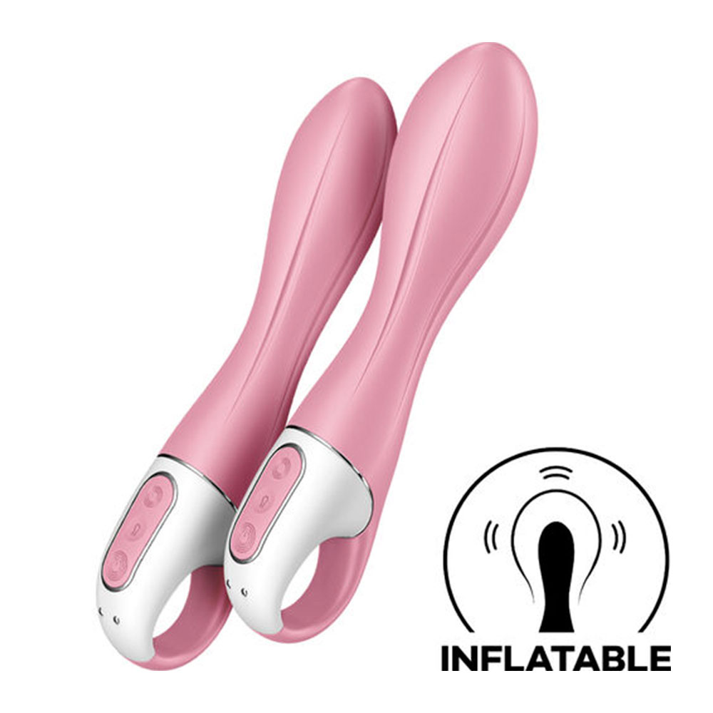 Satisfyer Air Pump Vibrator 2 Inflatable G Spot Stimulator Pink - Image 2
