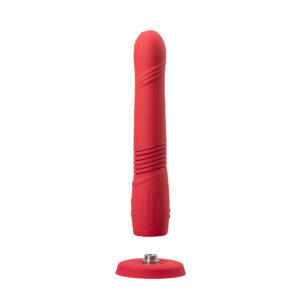Lovense Gravity Thrusting Dildo Red