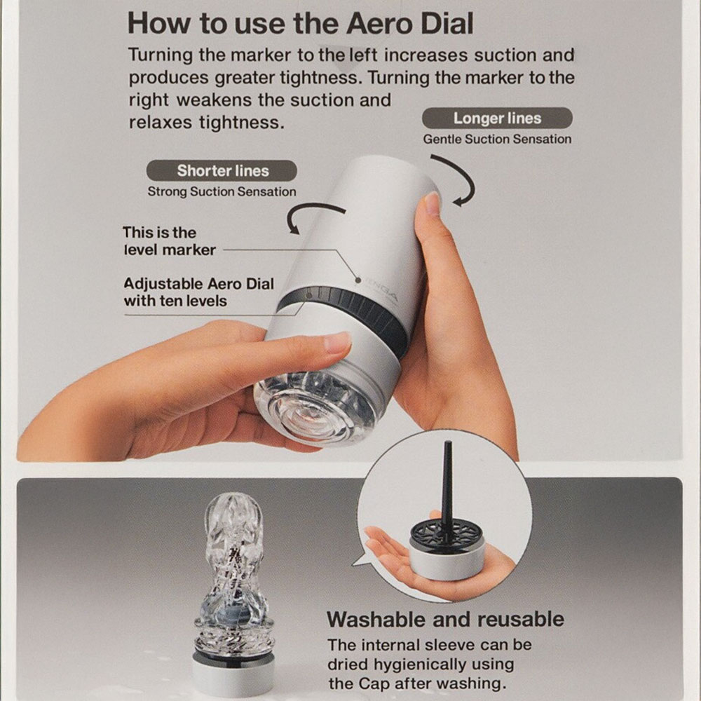 Tenga Aero Masturbator Silver - Image 7