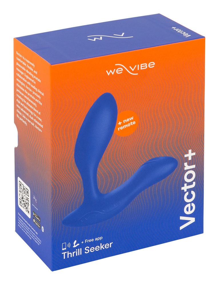 We Vibe Vector+ Anal Vibrator with Perineum Stimulator Blue - Image 2