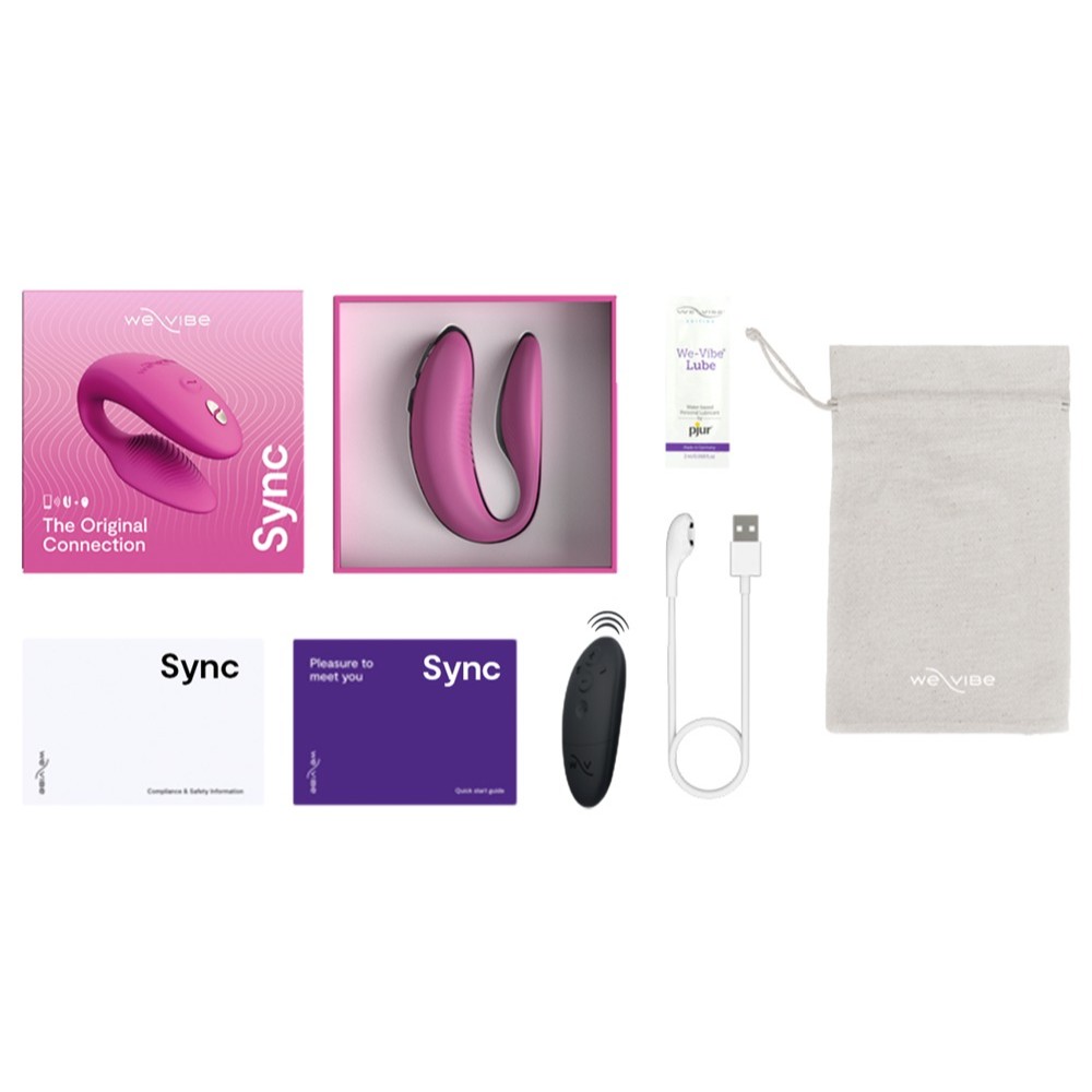 We Vibe Sync 2 C-shaped couple's vibrator Pink - Image 7