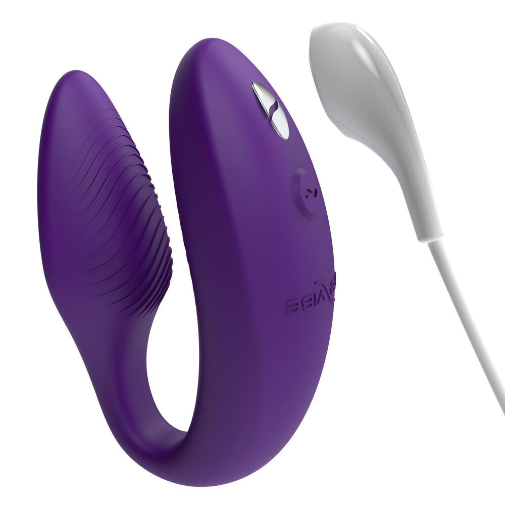 We Vibe Sync 2 C-shaped couple's vibrator Purple - Image 6