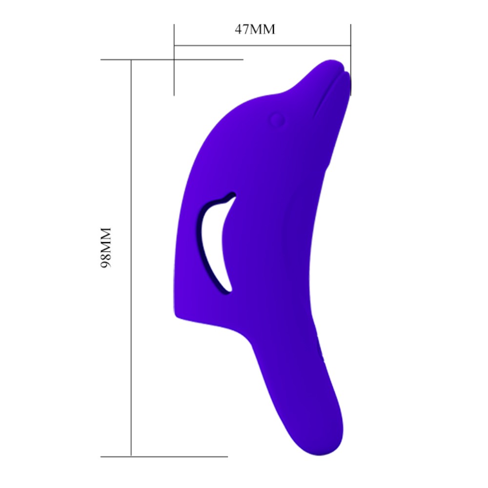 Pretty Love Delphini powerful fingering vibrator Blue - Image 4