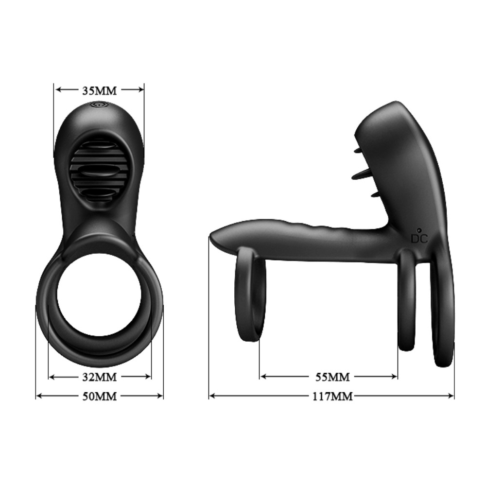 Pretty Love Jammy vibrating penis sling - Image 3