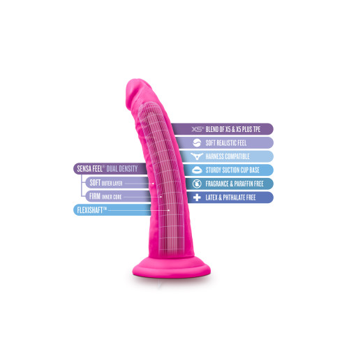 AU NATUREL Bold Jack Dildo Pink 19 x 3.8 cm - Image 4