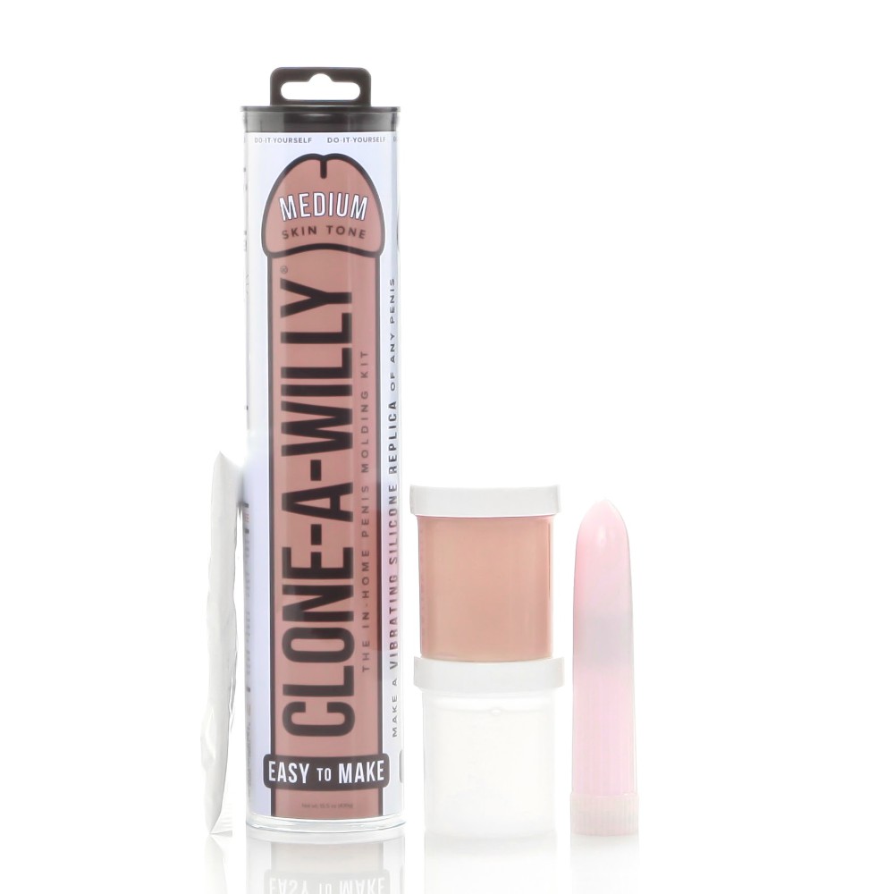 CLONE A WILLY DIY Homemade Vibrating Dildo Clone Kit Medium Skin Tone - Image 2
