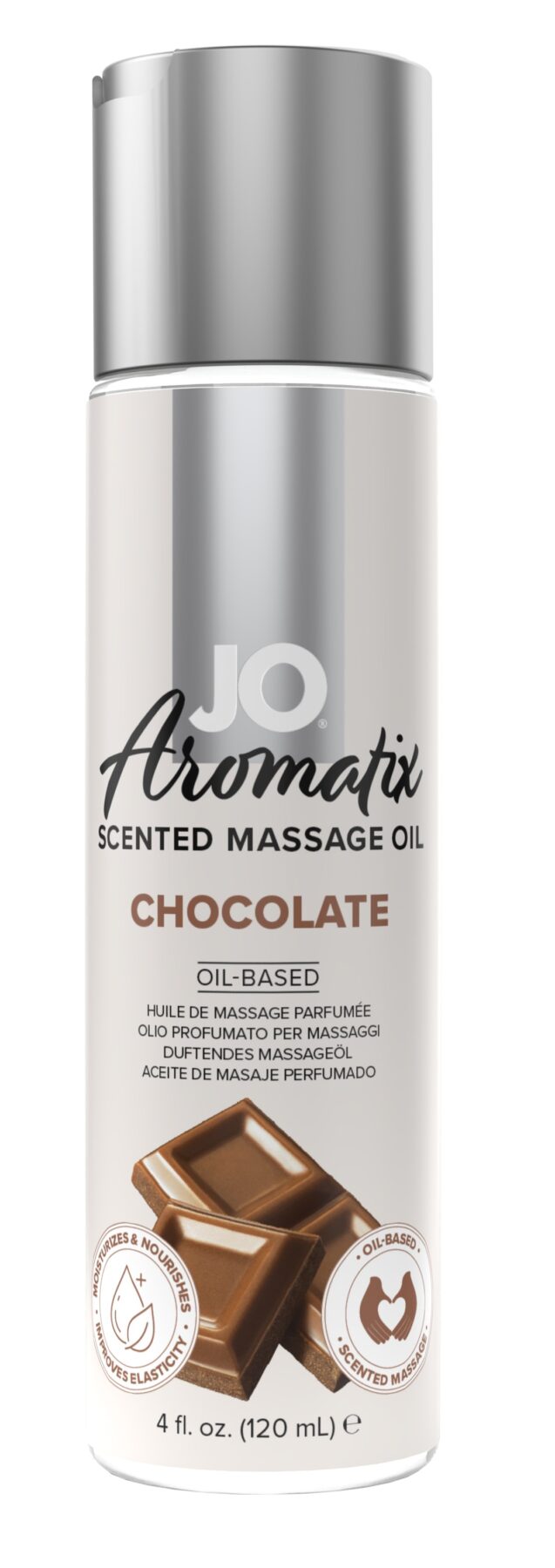 System Jo Aromatix scented massage oil chocolate 120 ml