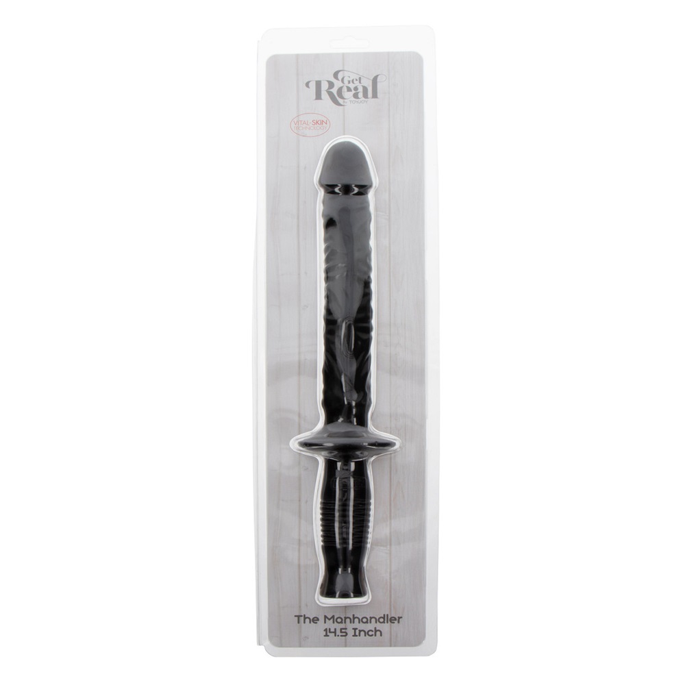 The Manhandler Black realistic dildo Wand 38 cm - Image 6