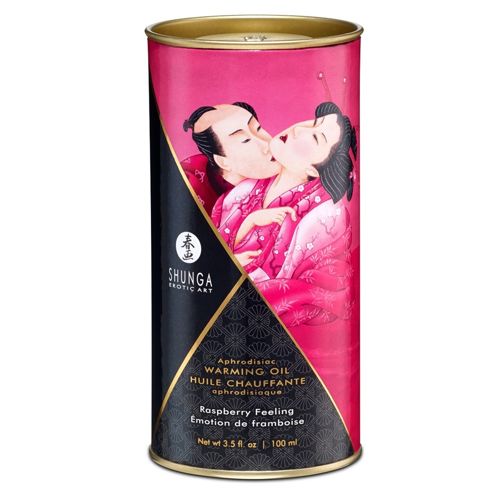Shunga Intimate Kisses Aphrodisiac Oil Raspberry 100 ml - Image 2