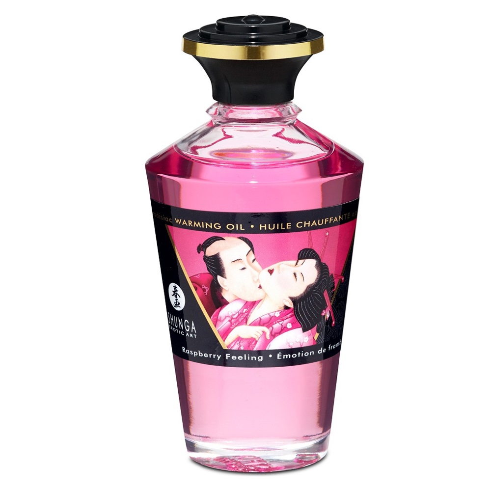 Shunga Intimate Kisses Aphrodisiac Oil Raspberry 100 ml - Image 3