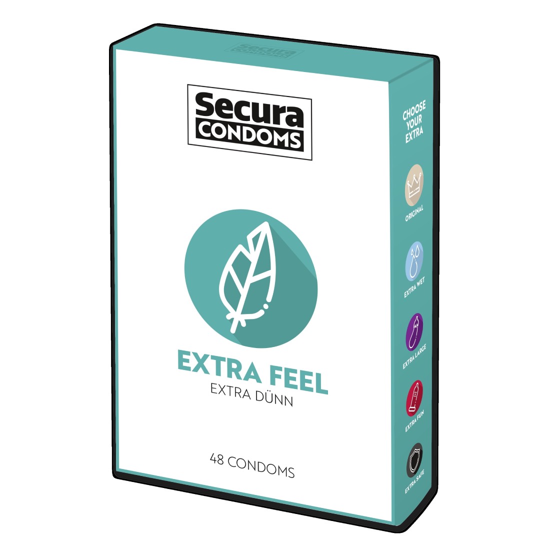 Secura Extra Feel condoms 48 pcs - Image 2