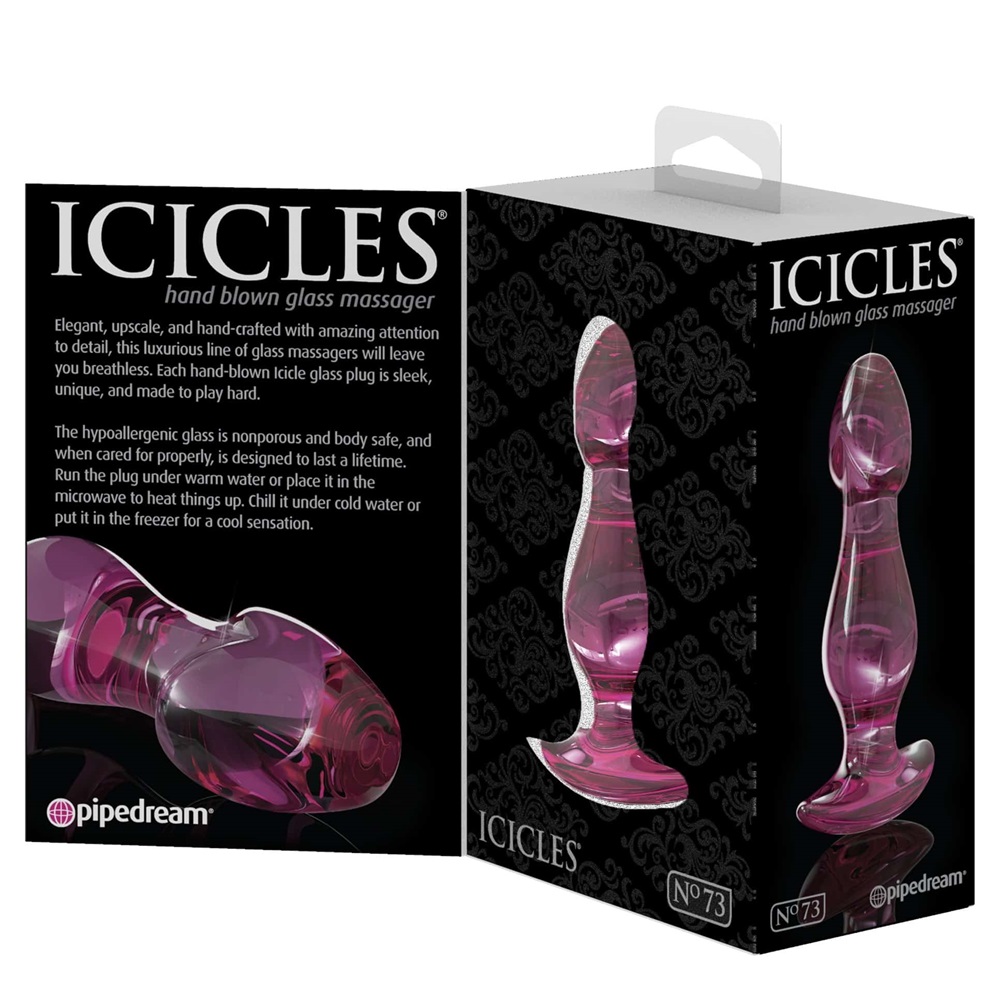 ICICLES No 73 Hand blown glass Butt Plug - Image 3