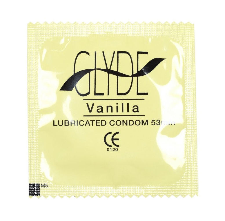 Glyde Flavored 10 Condoms Vanilla - 53mm - Image 2
