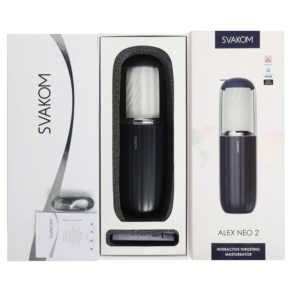 Svakom Alex Neo 2 Interactive Thrusting Masturbator - Image 5
