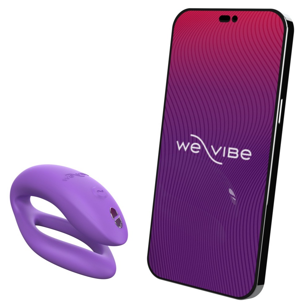 We Vibe Sync O C shaped Couples Vibrator Purple - Image 2
