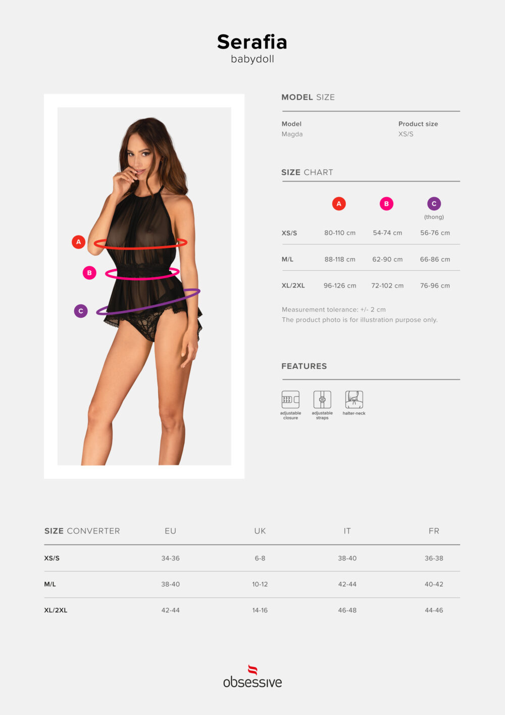 Obsessive Serafia See-through Babydoll and Thong - Image 5