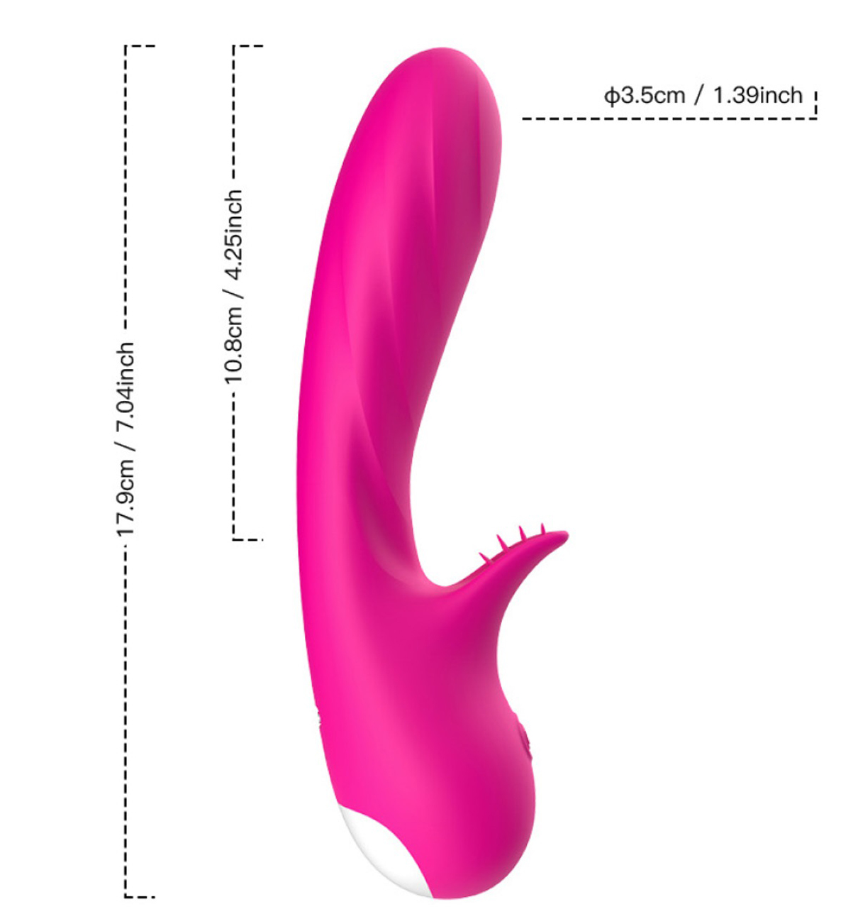 TOYBOX PERCHES PLUS Flex vibrator PINK - Image 3