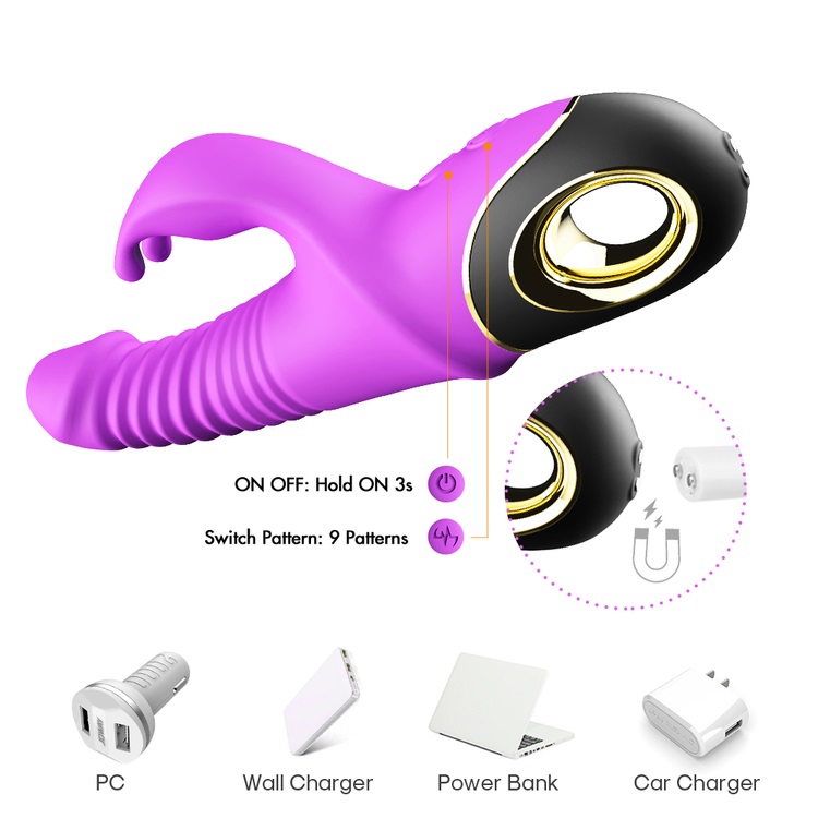 TOYBOX ZINK Super Navi rotational action vibrator PURPLE - Image 5