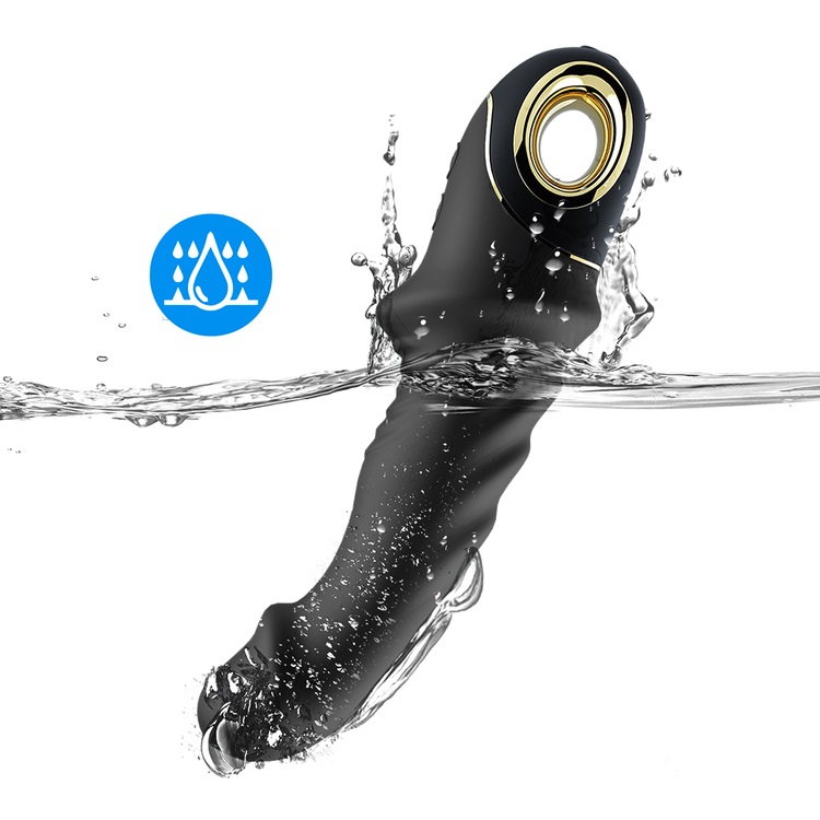 TOYBOY Joyblade silicone dildo vibrator BLACK - Image 4