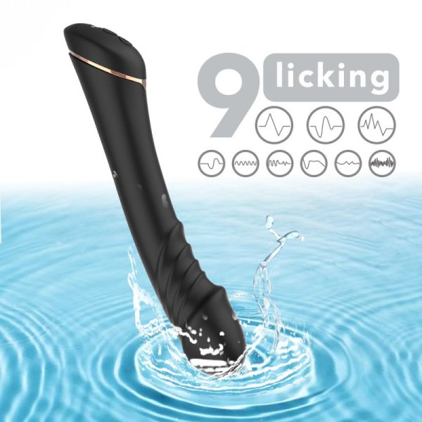 TOYBOX BLACK GINO Realistic silicone dildo Vibrator - Image 4