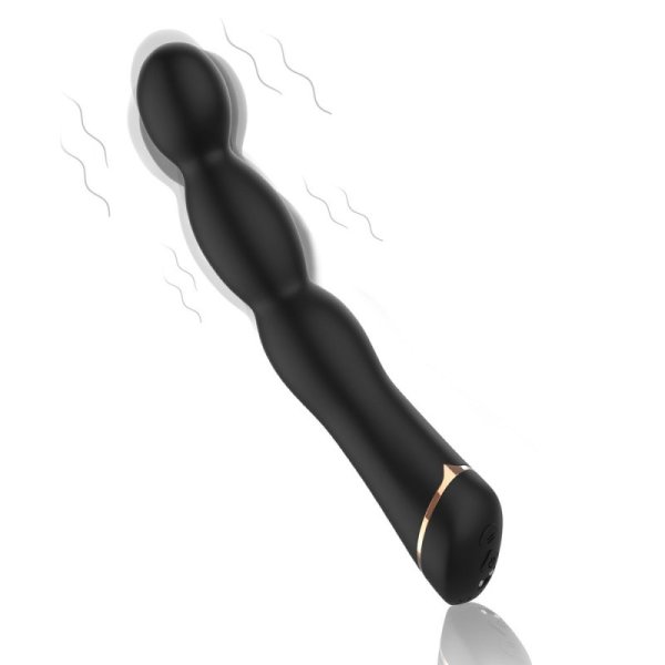 TOYBOX ADAMO BLACK WAVY ANAL SILICONE - Image 2
