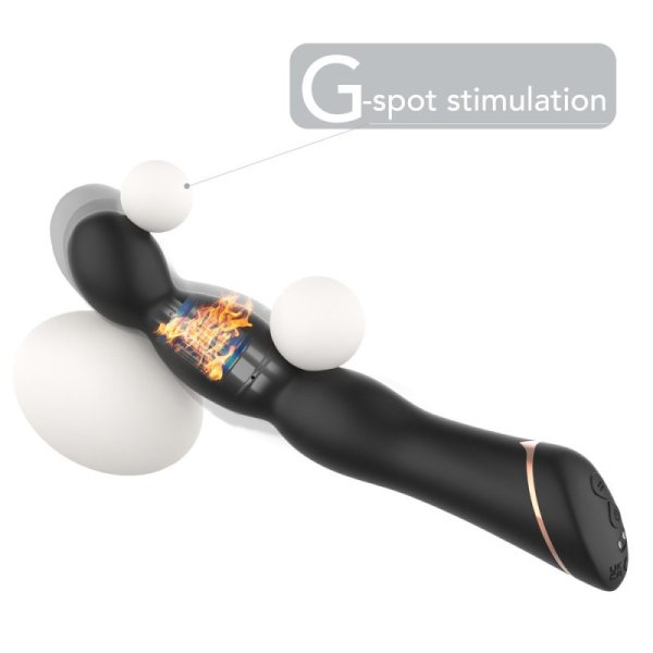 TOYBOX ADAMO BLACK WAVY ANAL SILICONE - Image 7