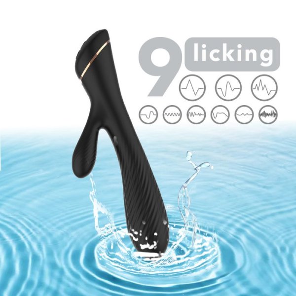 TOYBOX Black Jack Rabbit clit and g-spot 20 cm - Image 5