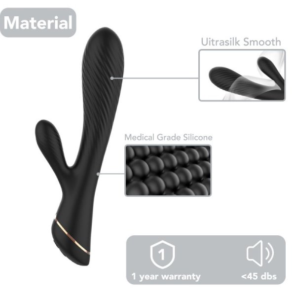 TOYBOX Black Jack Rabbit clit and g-spot 20 cm - Image 4