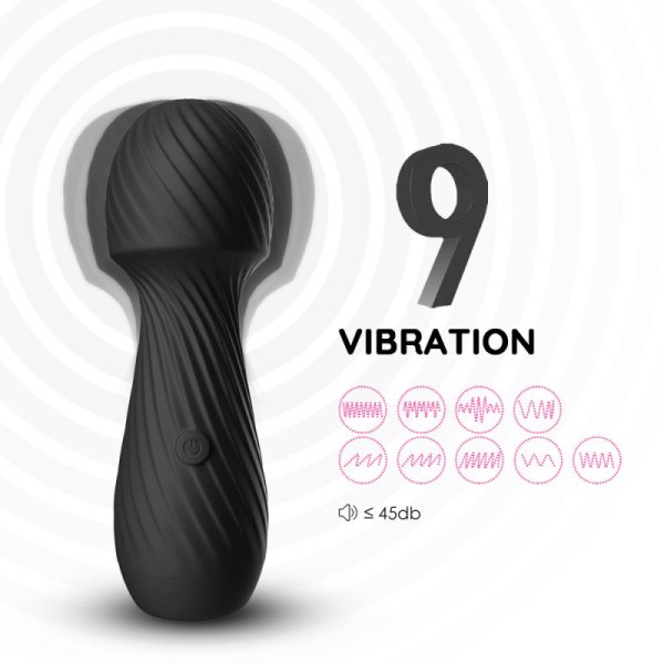 TOYBOX mini WANDA massaging vibrator BLACK - Image 6